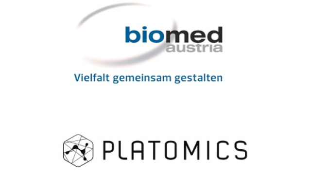 Biomed und Platomics Logos