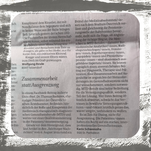 Leserbrief Karin Schwenoha