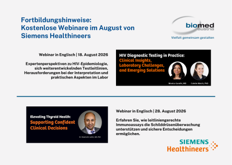Siemens Webinare August